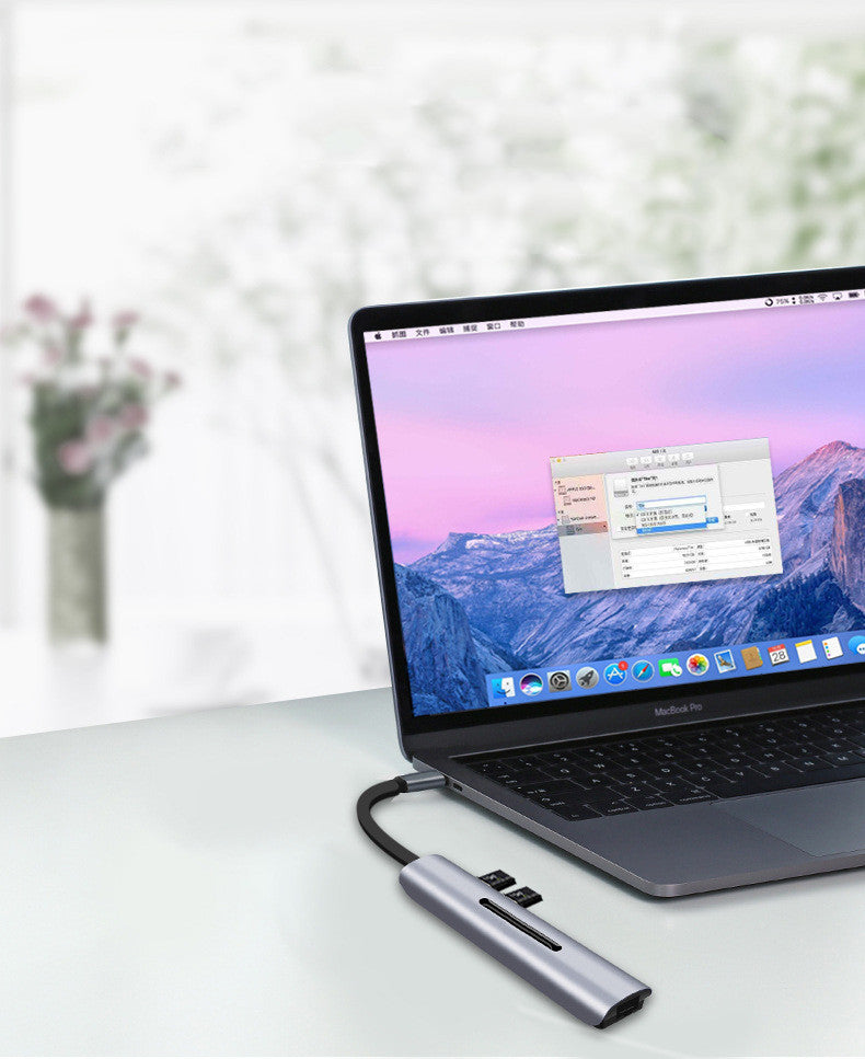 USB C HUB docking station 9 in 1Type-C HDMI VGA