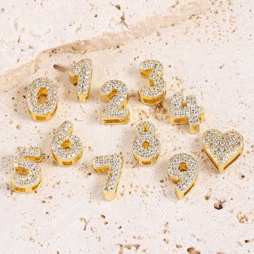 Personalized Creative Digital Love Heart Bracelet Accessories Pendant