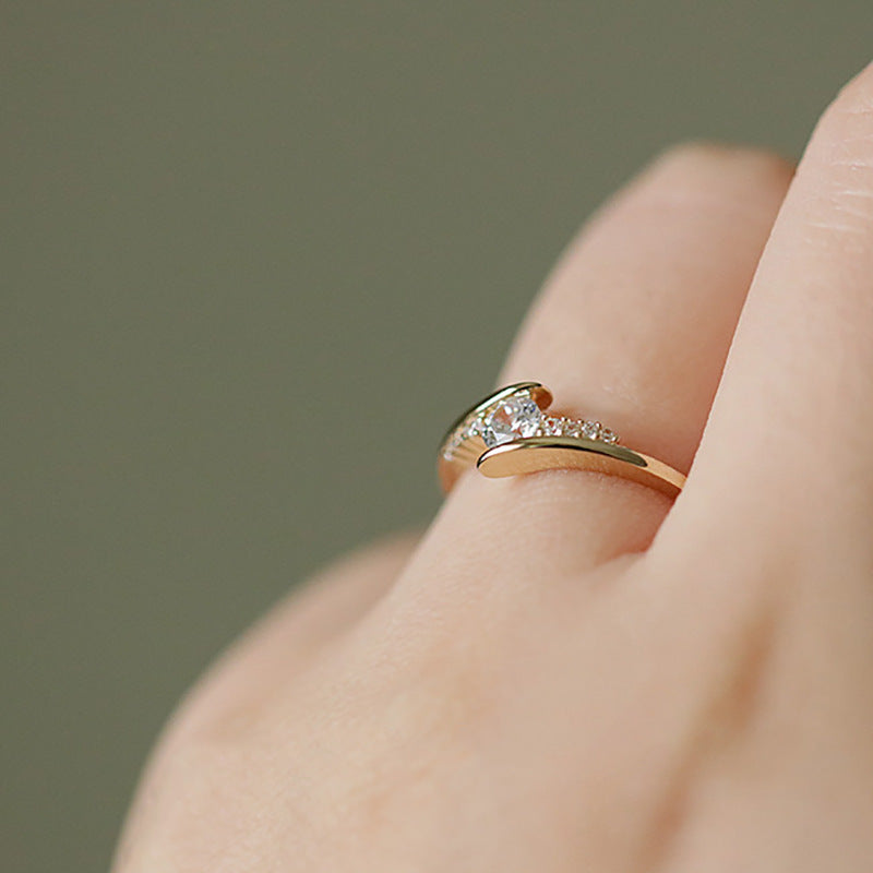 Stylish Minimalist Design Alloy Adjustable Ring