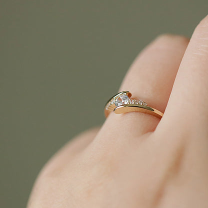 Stylish Minimalist Design Alloy Adjustable Ring