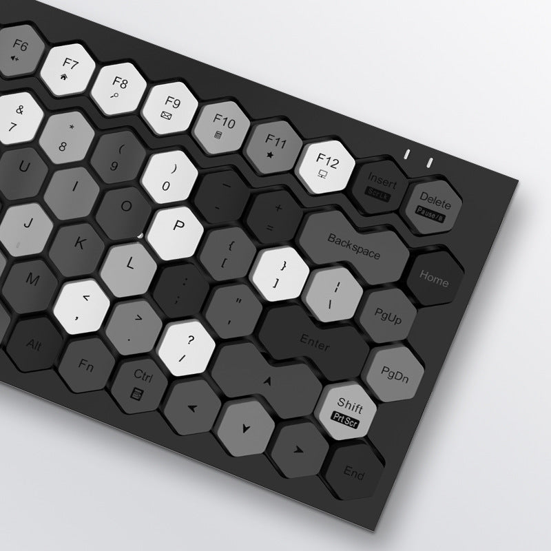 Wireless Bluetooth Wired Charging Keyboard