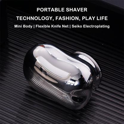 Portable Mini Electric Shaver for Men - Waterproof & Rechargeable