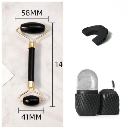 Beauty Face Care Massage Jade Device