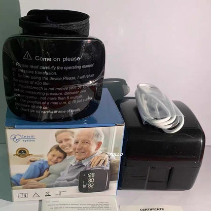 Wrist Sphygmomanometer Rechargeable Blood Pressure Meter