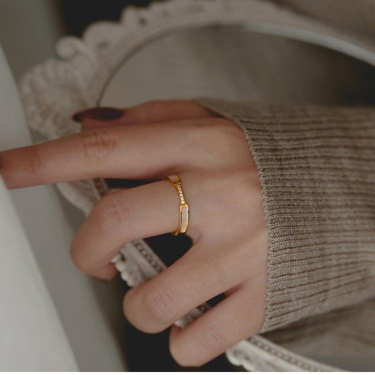 Japanese-style Subtly Luxurious Versatile Titanium Steel Ring