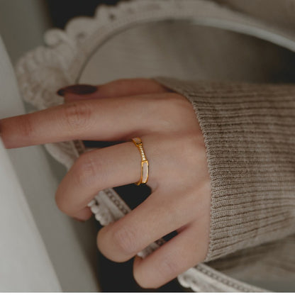 Japanese-style Subtly Luxurious Versatile Titanium Steel Ring