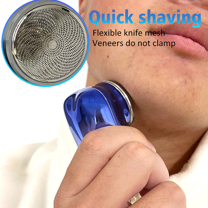 Portable Mini Electric Shaver for Men - Waterproof & Rechargeable