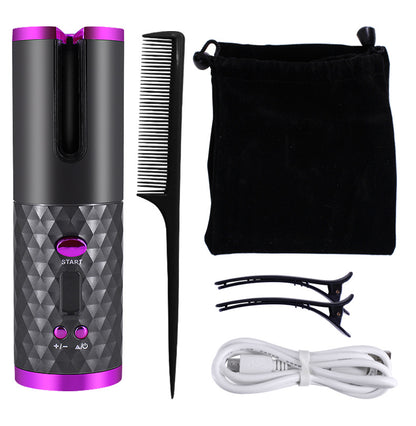 Cordless Automatic Curler with LCD Display