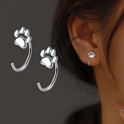 Sleek, Sophisticated Double-headed Screw Stud Earrings