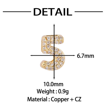 Personalized Creative Digital Love Heart Bracelet Accessories Pendant