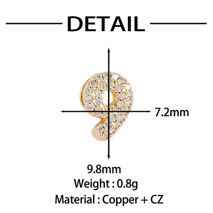 Personalized Creative Digital Love Heart Bracelet Accessories Pendant