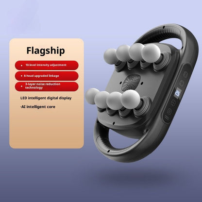 Muscle Relaxation Massager Multi-head Massage Gun Deep Tissue Body