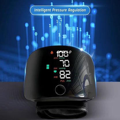 Wrist Sphygmomanometer Rechargeable Blood Pressure Meter