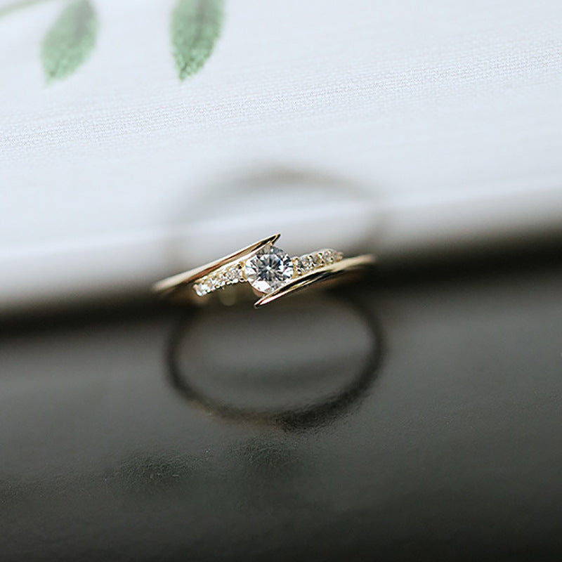 Stylish Minimalist Design Alloy Adjustable Ring