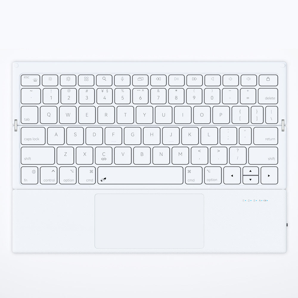 Portable Ultra-thin Wireless Mini Accordion-style Tri-fold Bluetooth Keyboard